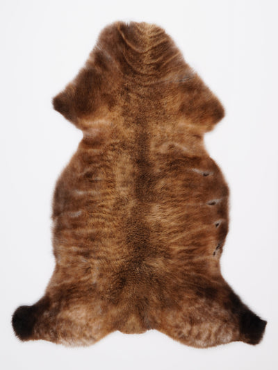 Flerfarvet lammeskind XL