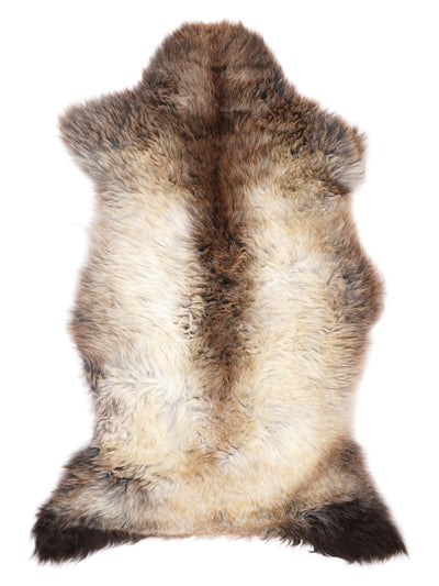 Flerfarvet lammeskind L