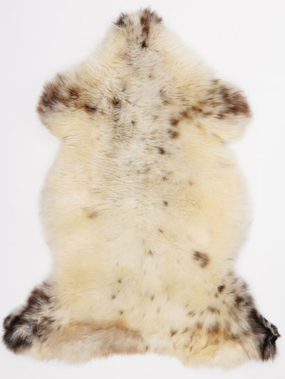 Flerfarvet lammeskind L