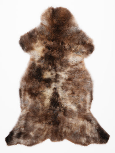 Flerfarvet lammeskind XL