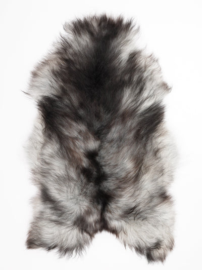 Gråt islandsk lammeskind XXL