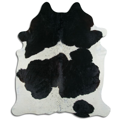 Sort og hvidt koskind XXL