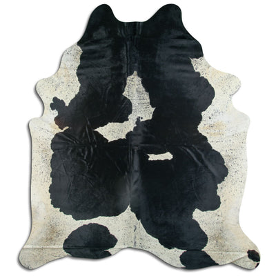 Sort og hvidt koskind XXL