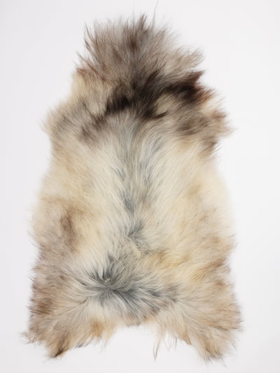 Gråt islandsk lammeskind XXL