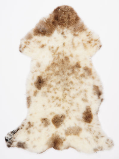 Flerfarvet lammeskind L