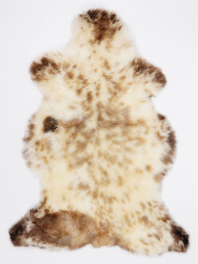 Flerfarvet lammeskind L
