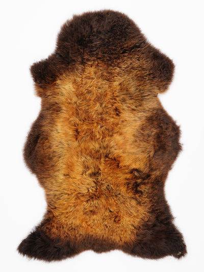 "Rusty" flerfarvet lammeskind M