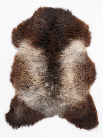 Flerfarvet lammeskind L