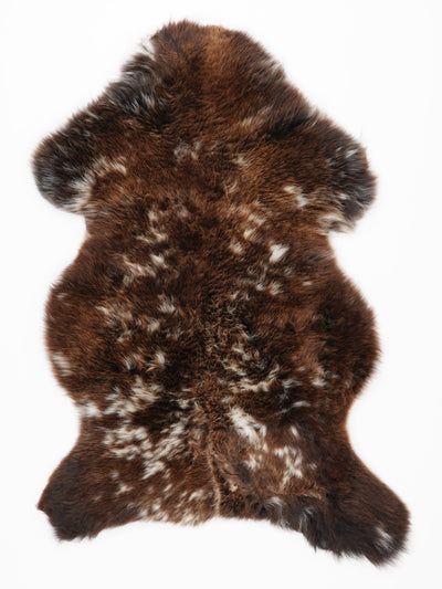 Flerfarvet lammeskind L