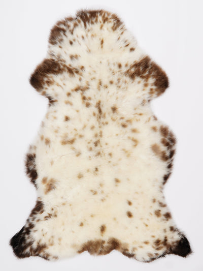 Flerfarvet lammeskind L