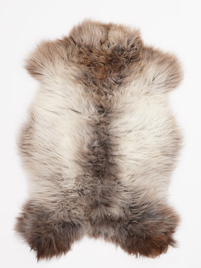 Flerfarvet lammeskind L