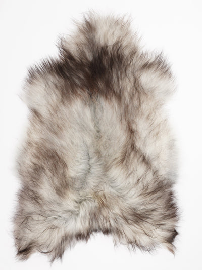 Gråt islandsk lammeskind XXL