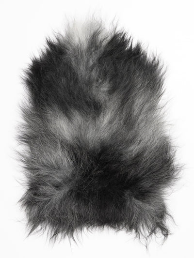 Gråt islandsk lammeskind M