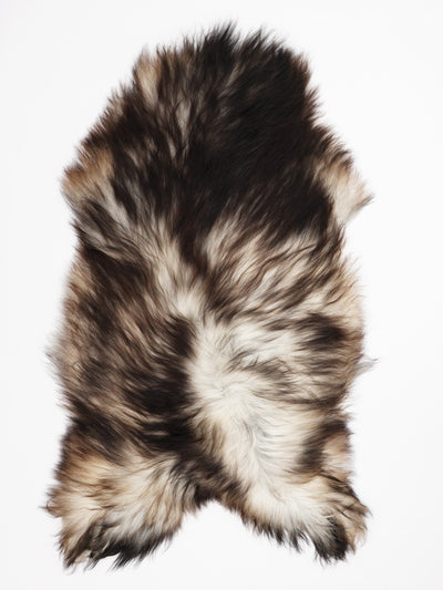 Gråt islandsk lammeskind XXL