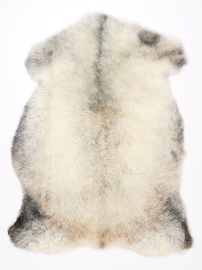 Flerfarvet lammeskind L