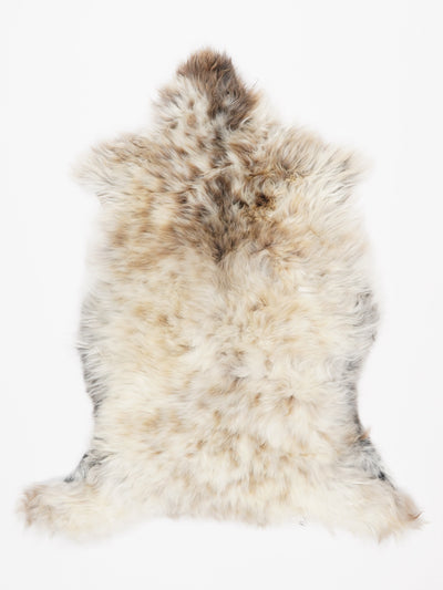 Flerfarvet lammeskind M