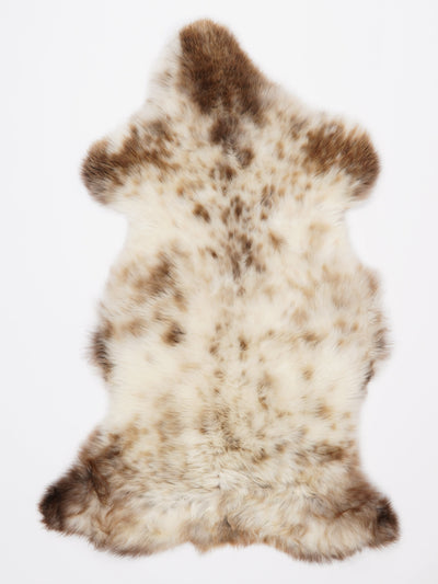 Flerfarvet lammeskind L