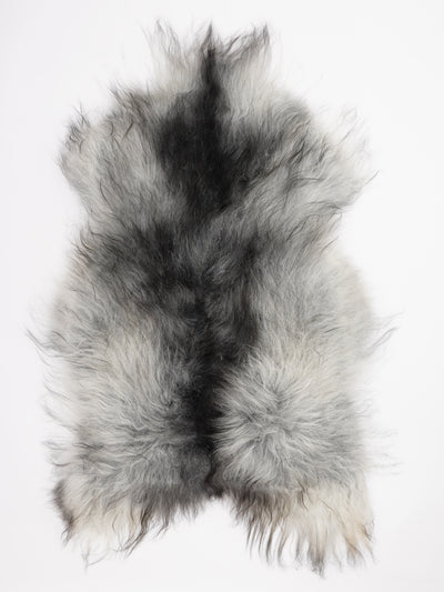 Gråt islandsk lammeskind XXL