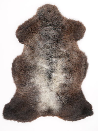 Flerfarvet lammeskind L