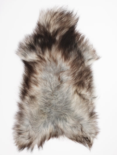 Gråt islandsk lammeskind XXXL