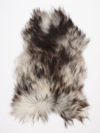 Gråt islandsk lammeskind XXL