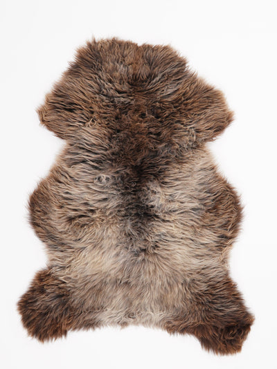 Flerfarvet lammeskind L