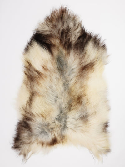 Gråt islandsk lammeskind XL