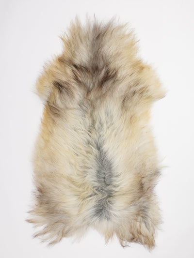 Gråt islandsk lammeskind XXL