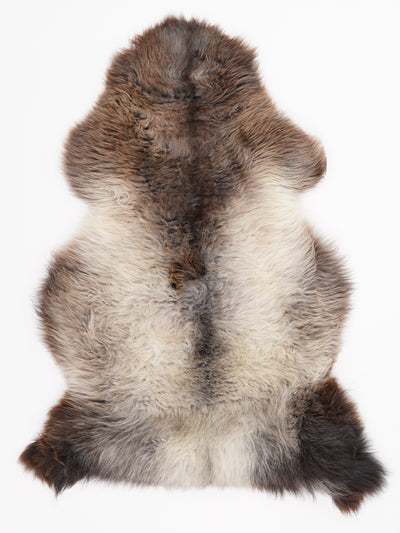 Flerfarvet lammeskind L