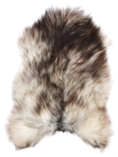 Gråt islandsk lammeskind XL