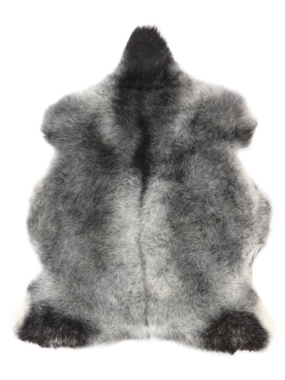 Flerfarvet lammeskind M