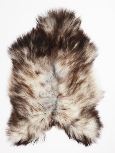 Gråt islandsk lammeskind XXL