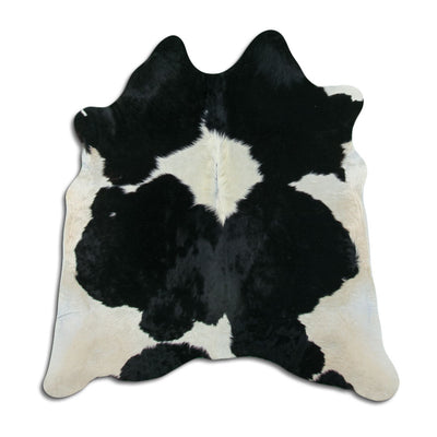 Sort og hvidt koskind M