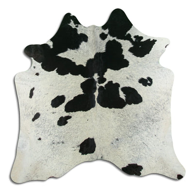 Sort og hvidt koskind M