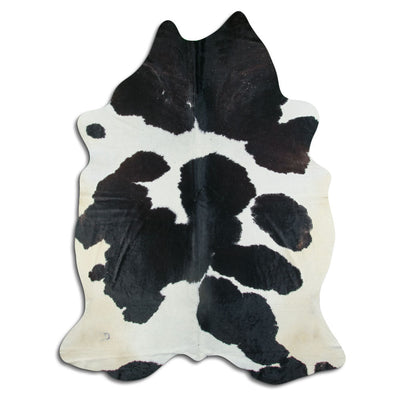 Sort og hvidt koskind XXL