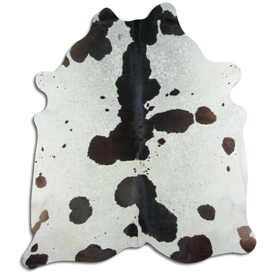 Sort og hvidt koskind XXL