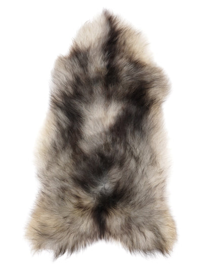 Gråt islandsk lammeskind XL