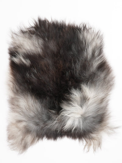 Gråt islandsk lammeskind M