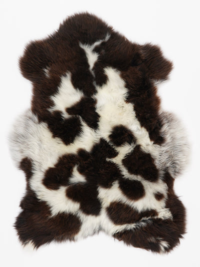 Flerfarvet lammeskind S