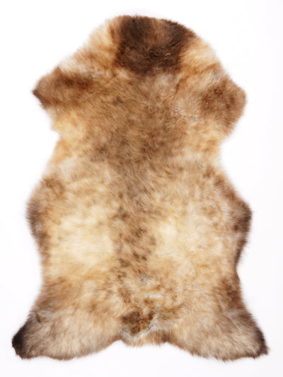 Flerfarvet lammeskind L