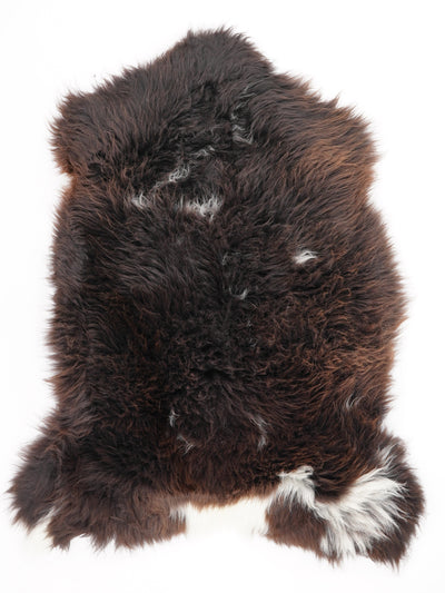 Flerfarvet lammeskind L