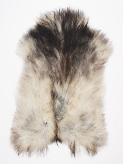 Gråt islandsk lammeskind XXL