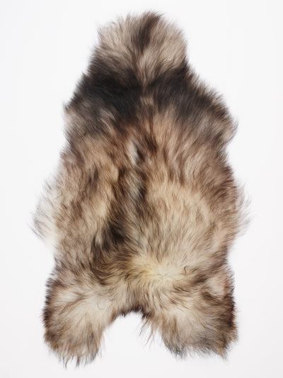 Gråt islandsk lammeskind XXL