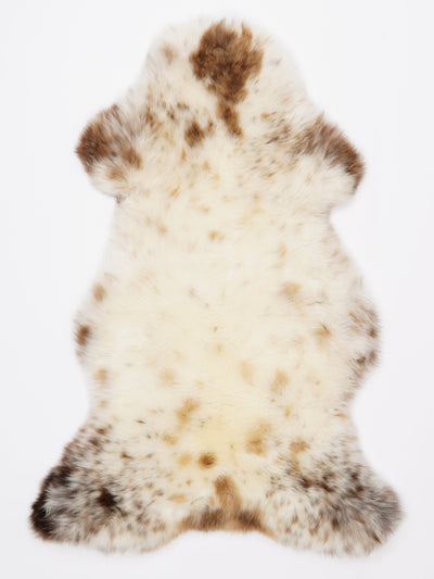 Flerfarvet lammeskind L