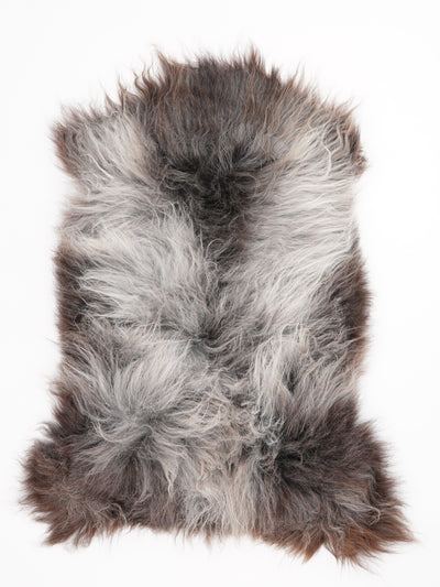 Flerfarvet lammeskind L