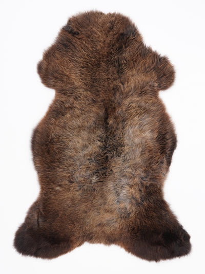 Flerfarvet lammeskind L