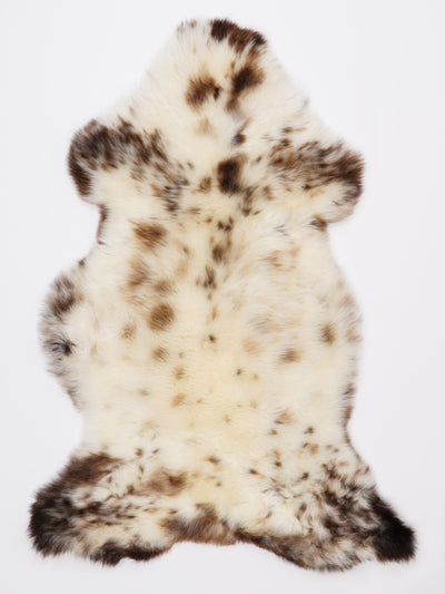 Flerfarvet lammeskind L