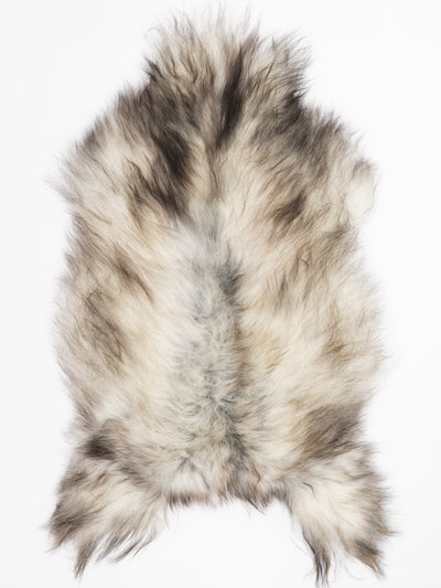 Gråt islandsk lammeskind XXL