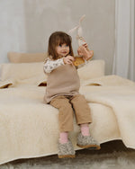 Merinould tæppe "Marzipan" | enkelt lag