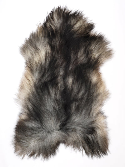 Gråt islandsk lammeskind XXL